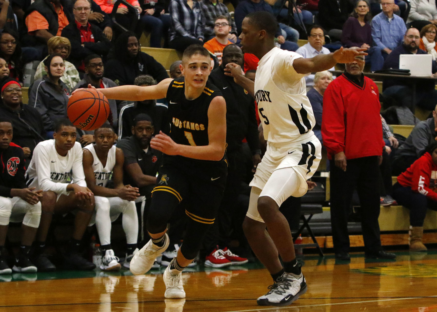 Gallery: Boys basketball Class A sectional final - Kouts vs. 21st Century